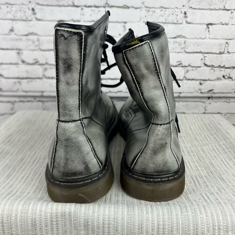 Dr. Martens | Men's combat gray and black leather boots size: 45, 12 - Picture 4 of 9